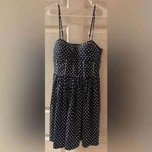 American Rag Navy Polka Dot Kids Dress
